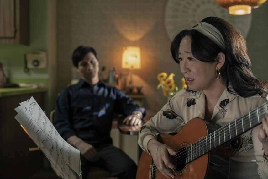 Sandra Oh and Hoa Xuande in 'The Sympathizer' Episode 4