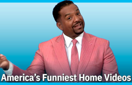 Alfonso Ribeiro promoting 'America's Funniest Home Videos'