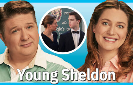 Lance Barber and Zoe Perry from 'Young Sheldon'