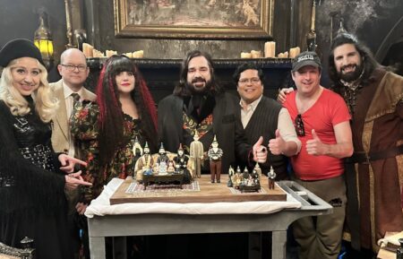 The cast of 'What We Do in the Shadows' behind the scenes of Season 6
