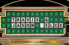 'Celebrity Wheel of Fortune': Krysten Ritter Stumped by Travis & Jason Kelce Puzzle – Fans React