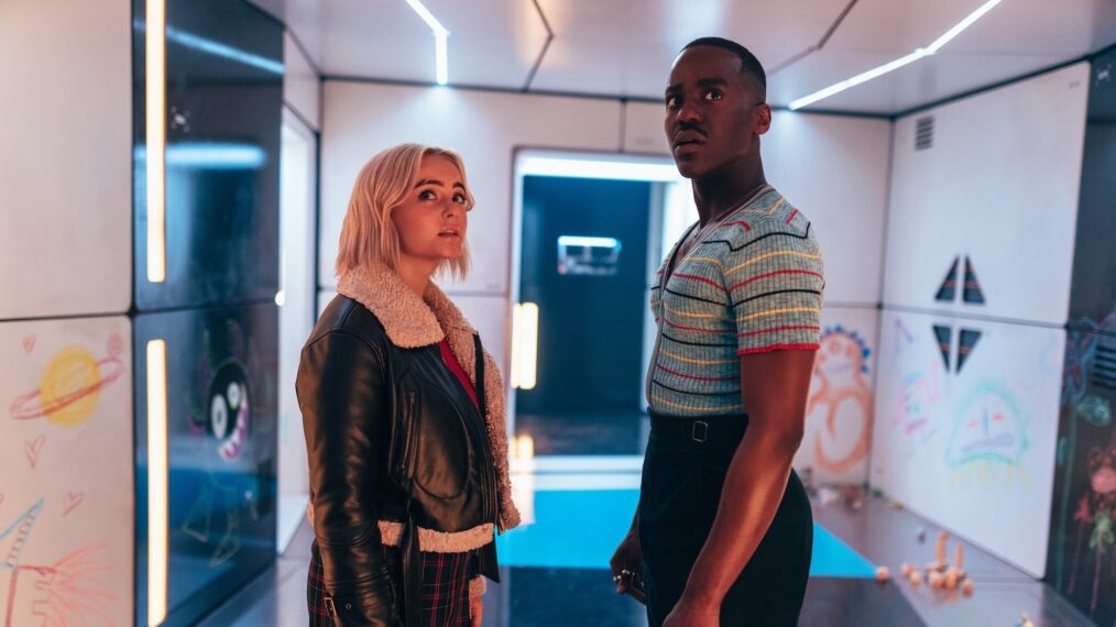 Millie Gibson and Ncuti Gatwa in Doctor Who