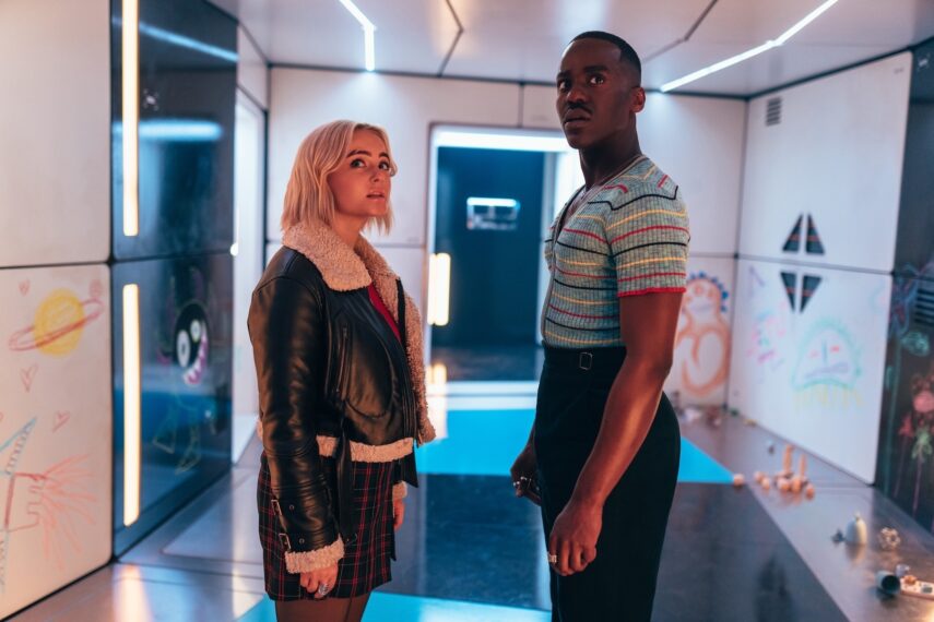 Millie Gibson and Ncuti Gatwa in Doctor Who