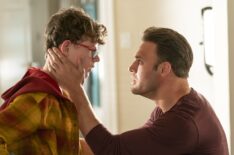 Gavin McHugh as Christopher and Ryan Guzman as Eddie in '9-1-1' Season 7 Finale 'All Fall Down'