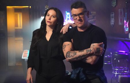Chrissy Newton and Mitch Horowitz in Alien Encounters