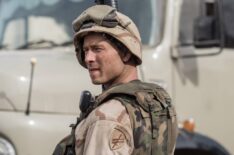 Glen Powell in Sand Castle