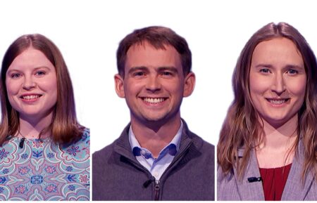 Adriana Harmeyer, Kyle Sorlie Titlow, and Allee Meed on Jeopardy