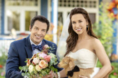 Lacey Chabert and Brennan Elliott in 'All of My Heart: The Wedding'