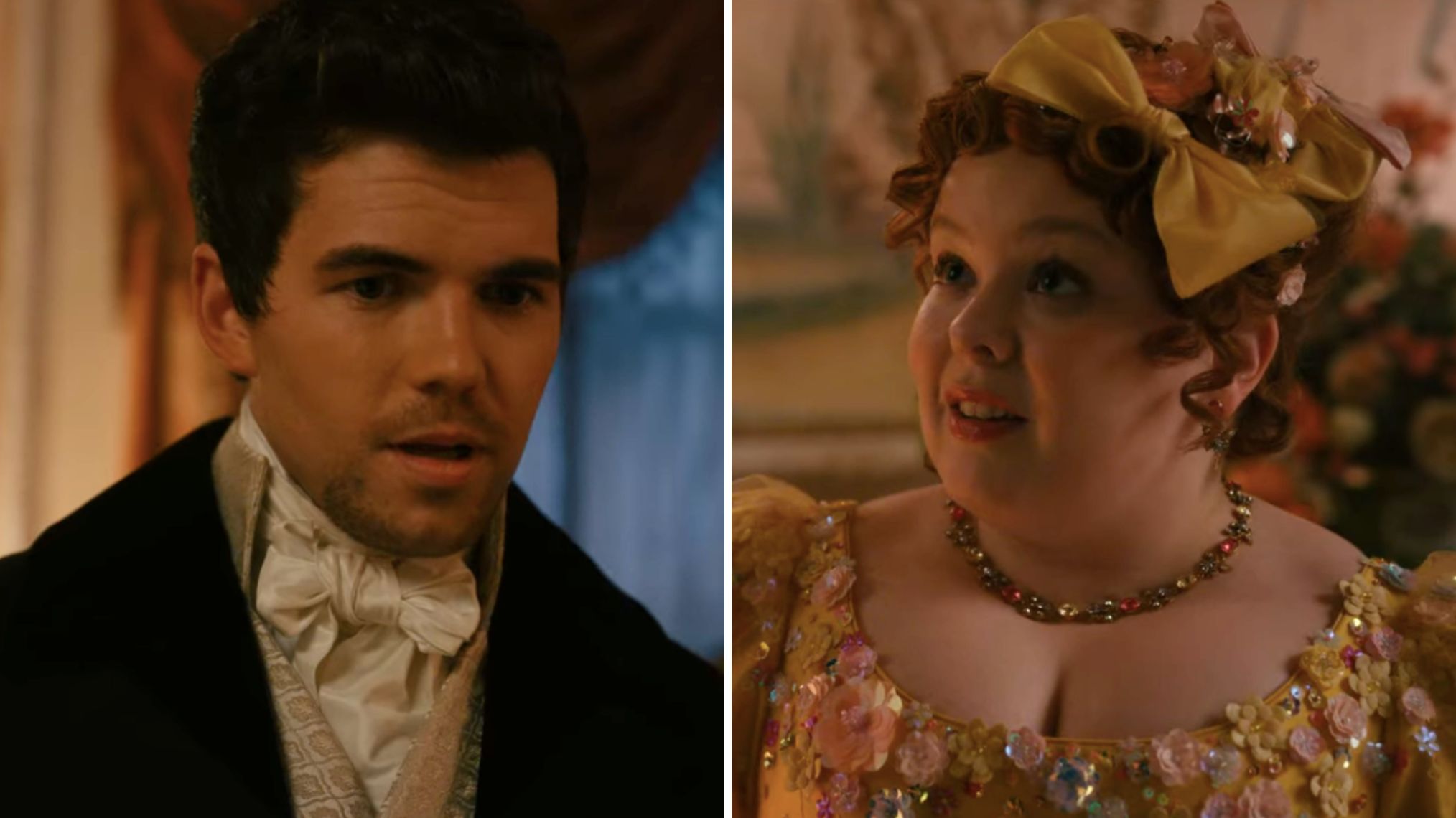 Nicola Coughlan and Luke Newton in Season 2 Episode 1