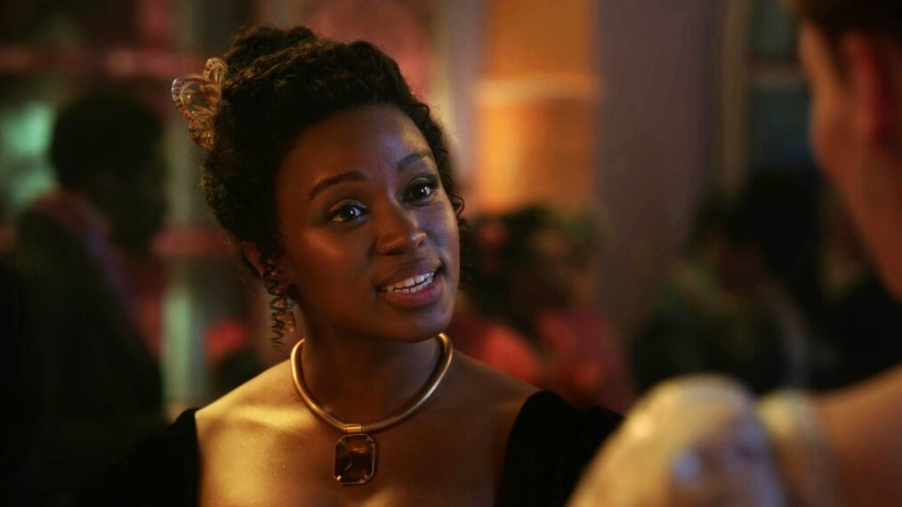Masali Baduza as Michaela Stirling in 'Bridgerton' Season 3