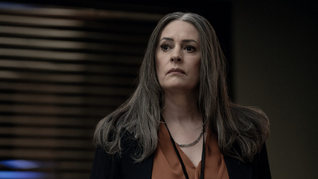Paget Brewster as Emily Prentiss in 'Criminal Minds: Evolution' Season 17 Episode 5 'Conspiracy vs. Theory'