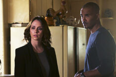 Jennifer Love Hewitt as Kate Callahan and Shemar Moore as Derek Morgan on 'Criminal Minds'