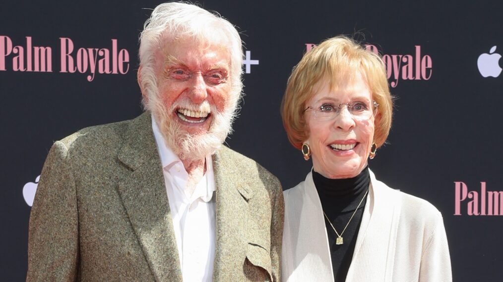 Dick Van Dyke and Carol Burnett