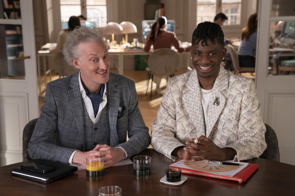Bruno Gouery and Samuel Arnold in 'Emily in Paris' Season 4