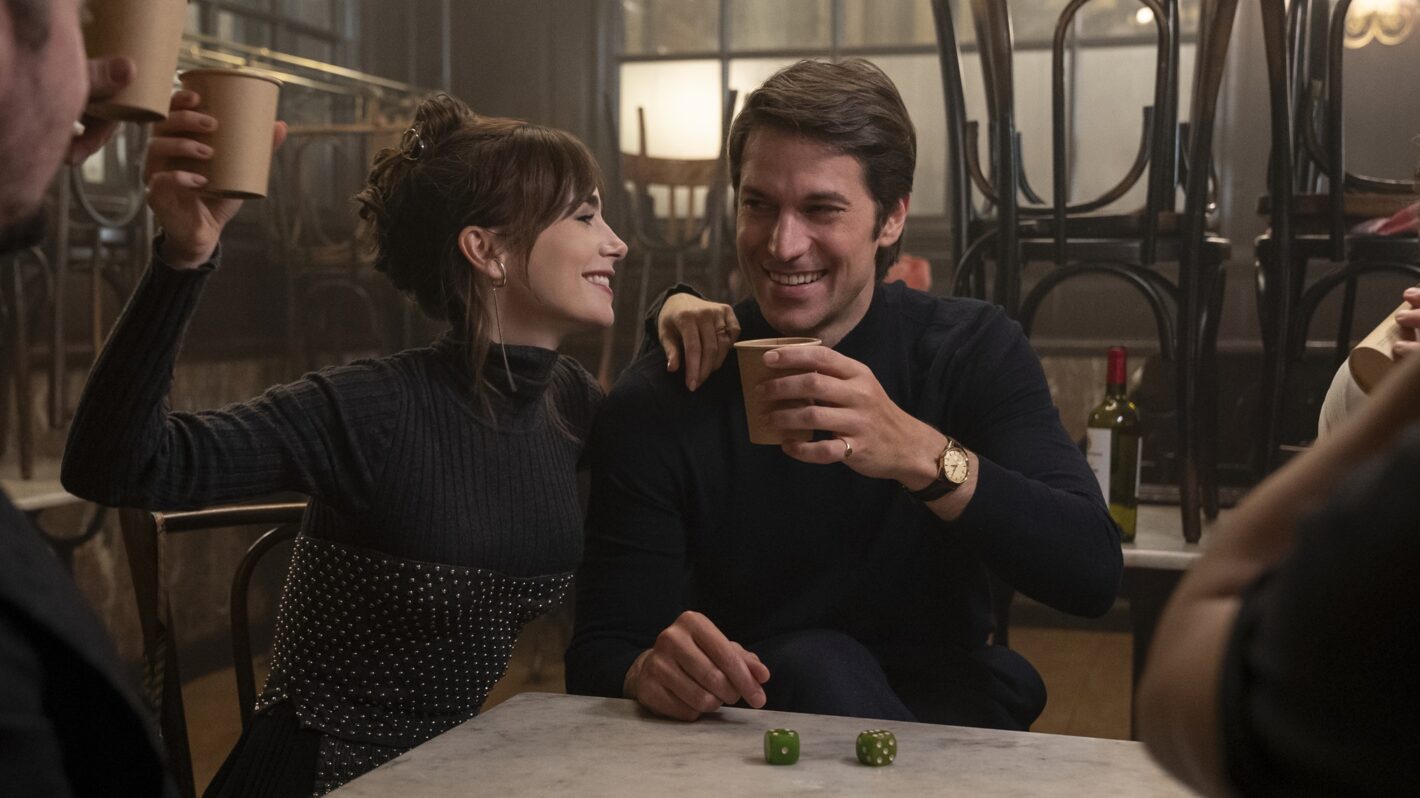 Lily Collins and Lucas Bravo in 'Emily in Paris' Season 4