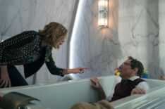 Christine Lahti as Sheryl Luria and Michael Emerson as Leland Townsend in 'Evil' Season 4 Episode 4 'How to Build a Coffin'