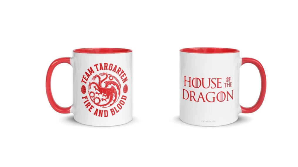 'House of the Dragon' Team Targaryen coffee mug