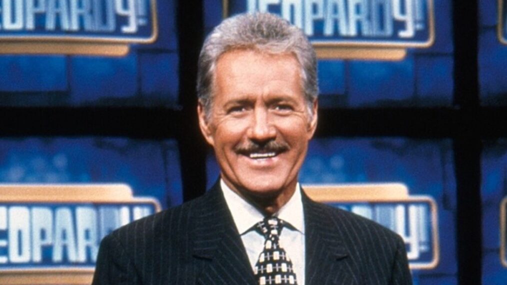 Alex Trebek on 'Jeopardy!' in 2000
