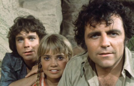 Wesley Eure, Kathy Coleman, Spencer Milligan in Land of the Lost