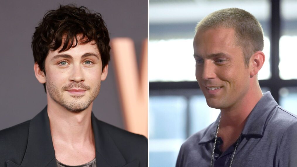 Logan Lerman, Desmond Harrington as Joey Quinn in 'Dexter'