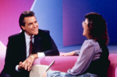 Host Chuck Woolery, contestant on 'Love Connection'
