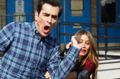 Ty Burrell as Phil and Sofia Vergara as Gloria in 'Modern Family'