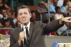 Monty Hall hosts 'Let's Make a Deal' in 1965