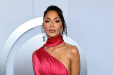 Nicole Scherzinger attends the The 77th Annual Tony Awards at David H. Koch Theater at Lincoln Center on June 16, 2024 in New York City.