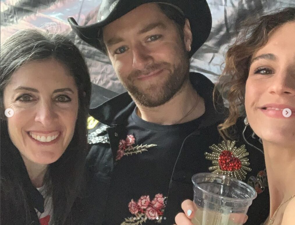 'Outlander's Maril Davis with Richard Rankin and Sophie Skelton at Taylor Swift's Eras Tour