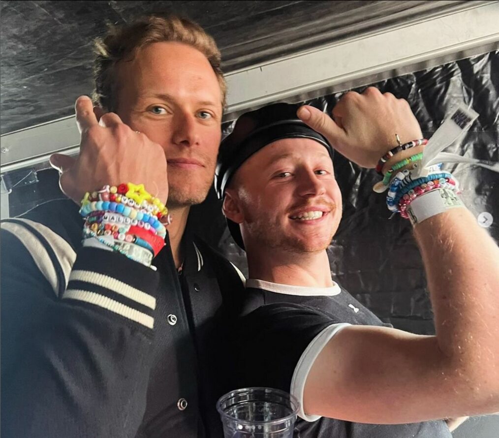 'Outlander's Sam Heughan and John Bell at Taylor Swift's The Eras Tour