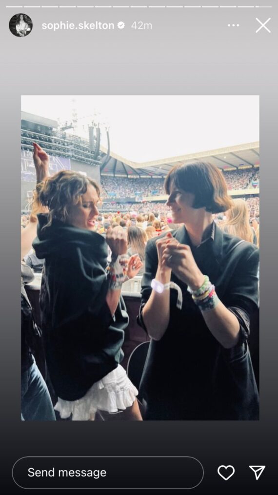 'Outlander's Sophie Skelton and Caitriona Balfe dance at Taylor Swift's The Eras Tour