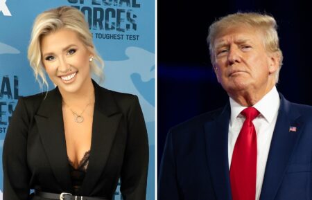 Savannah Chrisley and Donald Trump