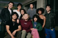 Spencer Macpherson, Kristian Ventura, Nick Pugliese, Kiara Pichardo, Peyton List, Josh Zuckerman, Sarah Yarkin, Rainbow Wedell and Milo Manheim for 'School Spirits' Season 2