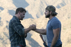 David Boreanaz as Jason Hayes, Max Thieriot as Clay Spenser in 'SEAL Team' Season 6 Episode 6 'Watch Your Six'