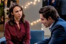 Lacey Chabert and Brennan Elliott 'Crossword Mysteries: Terminal Descent'