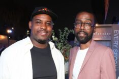 Lionel Boyce and Corey Hendrix at 'The Bear' Season 3 Premiere party