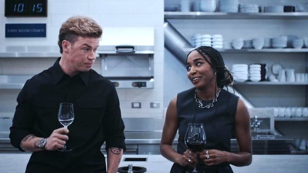 Will Poulter and Ayo Edebiri in 'The Bear' Season 3