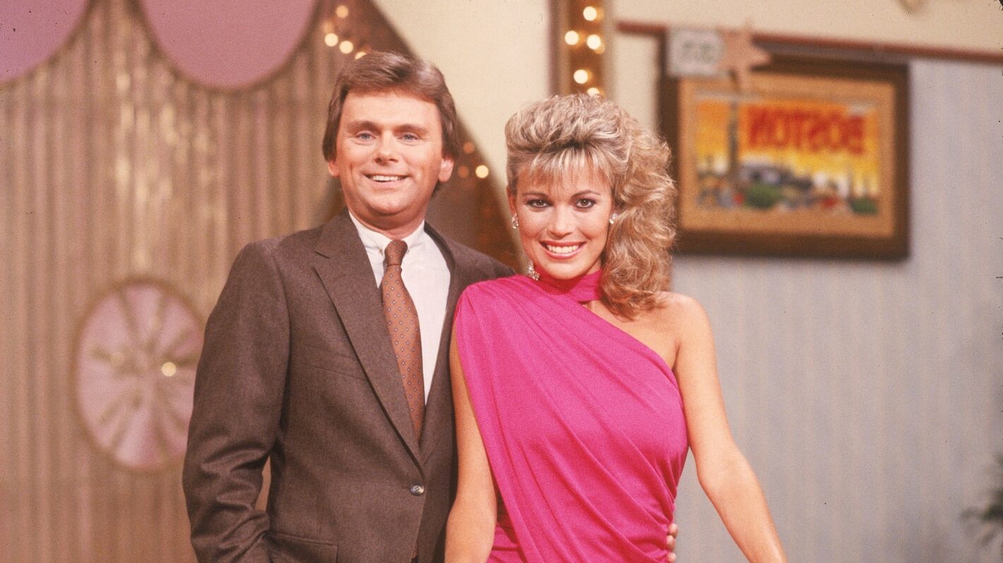 Pat Sajak and Vanna White on 'Wheel of Fortune'