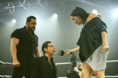 Cesar Duran and Salina de la Renta on MLW
