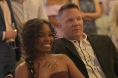 Sierra McClain as Grace and Jim Parrack in Judd in '9-1-1: Lone Star'