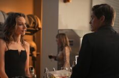 Michaela McManus as Kendra and Rob Lowe as Owen in '9-1-1: Lone Star'