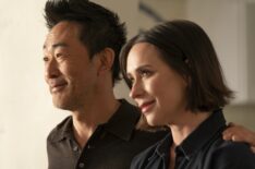 Kenneth Choi as Chimney and Jennifer Love Hewitt as Maddie in '9-1-1' Season 7 Finale 'All Fall Down'