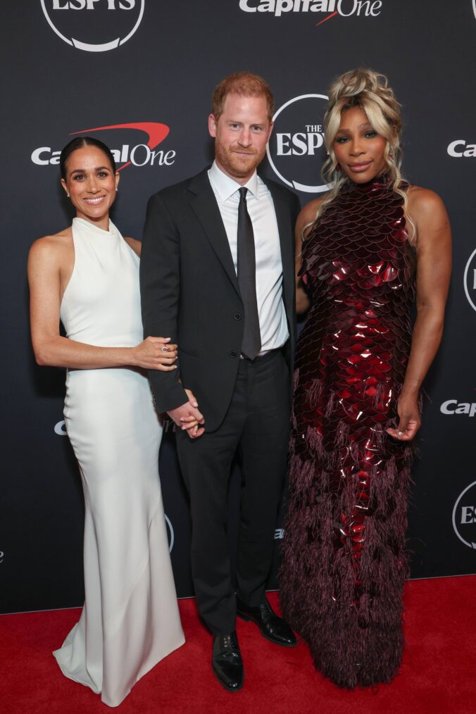 Meghan Markle, Prince Harry, and Serena Williams attend the 2024 ESPY Awards