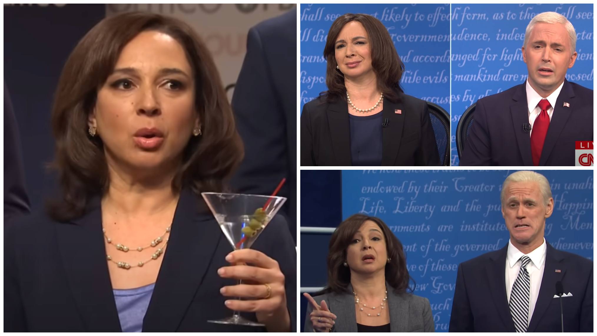 All of Maya Rudolph's 'SNL' Impressions of Kamala Harris So Far (VIDEO)