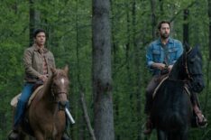 Chaske Spencer as Ruben Shanley, Scott Speedman as James Chenoweth in Teacup