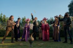 Tony Hale as Sirisco, Karan Gill as Panfilo, Lou Gala as Neifile, Douggie McMeekin as Tindaro, Saoirse-Monica Jackson as Misia, Zosia Mamet as Pampinea, Tanya Reynolds as Licisca, and Amar Chadha-Patel as Dioneo in 'The Decameron'
