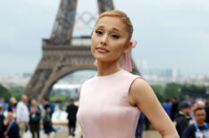 Ariana Grande attends the red carpet ahead of the opening ceremony of the Olympic Games Paris 2024 on July 26, 2024 in Paris, France.
