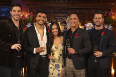 Devin, Jonathon Johnson, Jenn Tran, Marcus, and Jeremy on 'The Bachelorette'