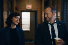 Marisa Ramirez as Maria Baez and Donnie Wahlberg as Danny Reagan in 'Blue Bloods' Season 14 Episode 4 'Past Is Present'