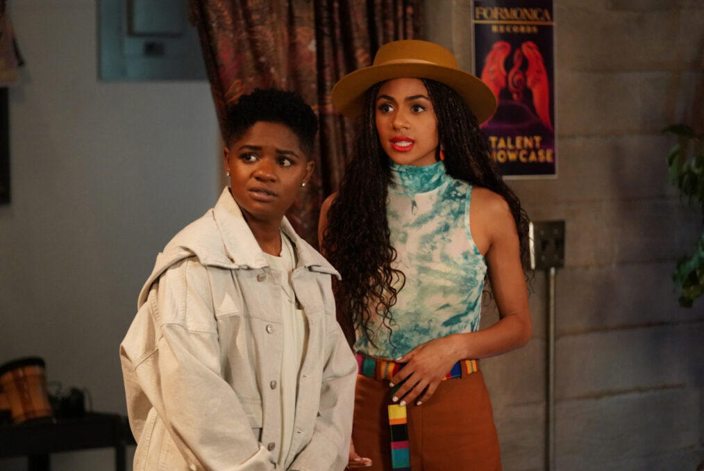 Bre-Z as Coop and Chelsea Tavares as Patience on 'All American'